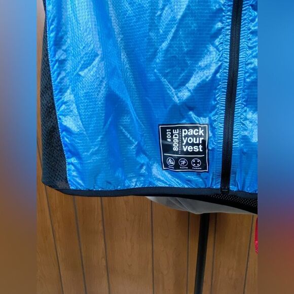 Moncler Technical Vest - Blue size L - Picture 5 of 12